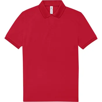 Pánské tričko B&amp;C Unisex polo triko PU424 Red XXL
