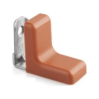 Nábytkové kování Interex Kovový úhelník s PVC krytem / Kalvados