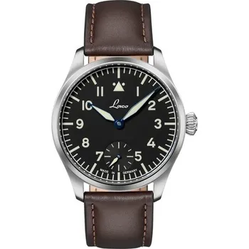 Hodinky Laco Flieger Ulm 42.5 + 5 let záruka a dárek ZDARMA