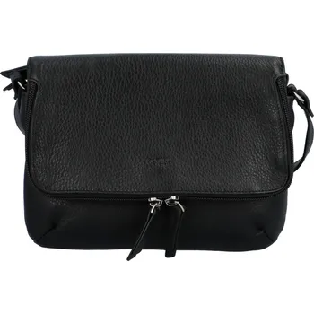 Kabelka Dámská kožená crossbody kabelka černá - Katana Seina černá