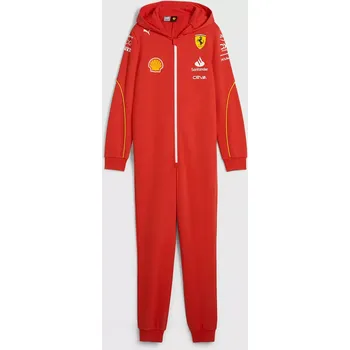 Dětský pyžamový overal Scuderia Ferrari s kapucí - 116 CM