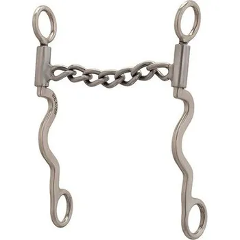 Udidlo pro koně Westernová páka Chain WEAVER Pro Series Long 8-1/4"