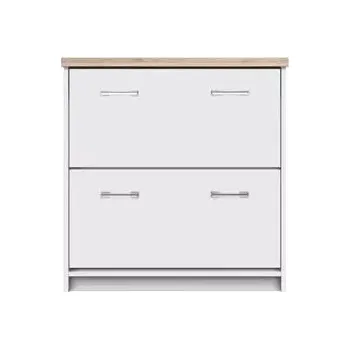 Botník Botník 2K, dub sonoma / bílá