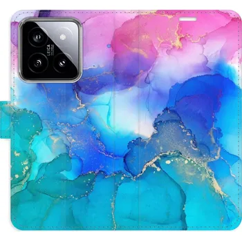 Pouzdro na mobilní telefon Flipové pouzdro iSaprio - BluePink Paint - Xiaomi 14