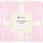 Deka 200x220 cm Springos Splendit růžová