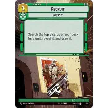 Karetní hra Recruit 387 - Spark of Rebellion Extras Typ karty: Foil
