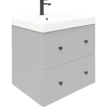 Koupelnový nábytek Forli skříňka s umyvadlem 60cm, šedá FORLI60GMUVER