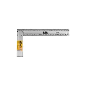 Úhloměr Úhelník truhlářský hliníkový MASTERTOOL AL 300 mm 30-2300