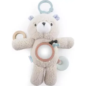 Hračka pro nejmenší INGENUITY Hračka aktivní na C kroužku Nate™ medvídek 0 m+ (12381-6)