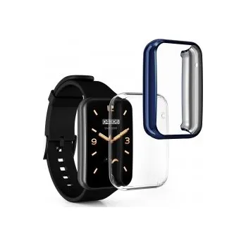 Pouzdro na mobilní telefon 2x Pouzdro pro Xiaomi Mi Band 7 Pro - průhledná, modrá