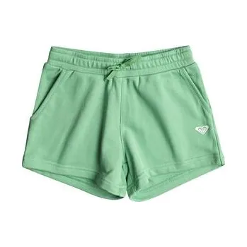 Chlapecké kalhoty Roxy dětské kraťasy Surf Feeling Short Terry Zephyr Green | Zelená | Velikost 14 r.