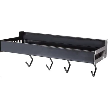 police Verk 24253 multifunkční nástěnná police černá