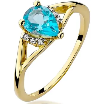 Hodinky Prsten Bonore - Zlato 585 - Topaz 0-9 Ct 101681