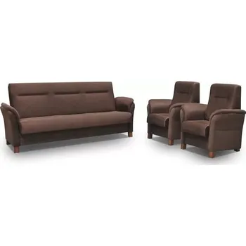 Sedací souprava Sedací souprava Avanti 3+1+1, hnědá (pireus 4)