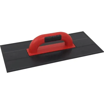 Zednické hladítko TOPTRADE hladítko ABS PROFESSIONAL 400 × 180 mm – plastové hladítko se soft-grip rukojetí (TOPTRADE hladítko ABS, plastové, PROFESSIONAL, 400 x 180 mm)
