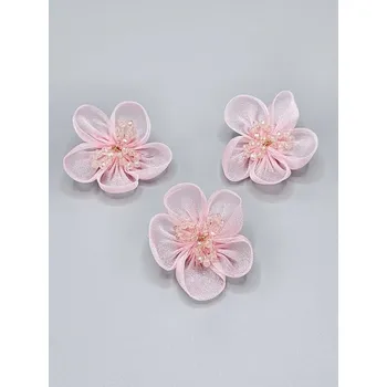 Brož Růžový květ - brož