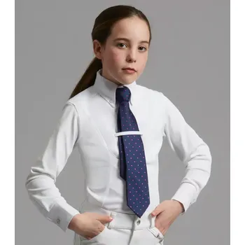 Jezdecké oblečení Dívčí závodní tričko Premier Equine Tessa Vanilková 3-4 roky