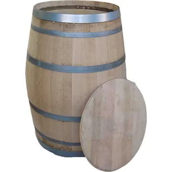 Dřevěný dubový sud na dešťovou vodu 225 l
