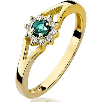 Hodinky Prsten Bonore - Zlato 585 - Smaragd 0-1 Ct 98528