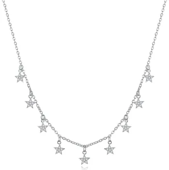 Náhrdelník Elenys stříbrný náhrdelník Pole třpytivých hvězd