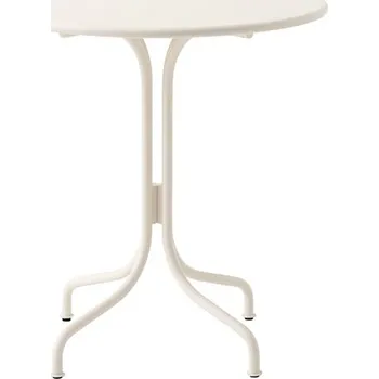 Zahradní stůl Venkovní stůl &Tradition Thorvald Café SC96 krémový Ø70 v.72