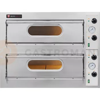 Pec na pizzu Pec na pizzu dvoukomorový elektrický, 8x 36 cm, 950x865x710 mm | RESTO QUALITY, One 44 XL