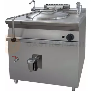 Kotel Elektrický varný kotel s nepřímým ohřevem, 12 kW, 80 l, 400 V, 800x700x900 mm | RESTO QUALITY, RQLR-782E