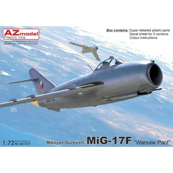 Plastikový model 1/72 MiG-17F 'Warsaw Pact' (3x camo)