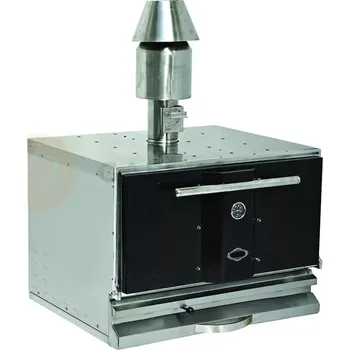 Zahradní gril Gril na dřevěné uhlí, černý, 920x850x650/1320 mm | RESTO QUALITY, RQ.PKF-50-S