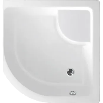 Vana Sprchová vanička akrylátová, čtvrtkruh 80x80x28cm včetně nožiček, R550