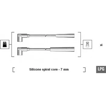 Zapalovací kabel Sada kabelů pro zapalování MAGNETI MARELLI MSK582