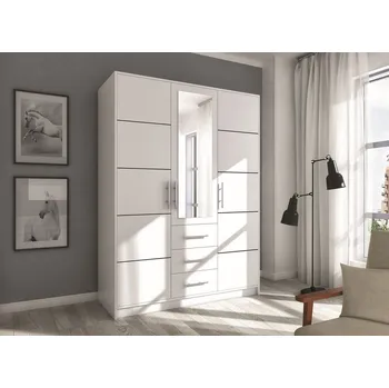 Šatní skříň Šatní skříň CEROR, bílá +možnost VÝNOSU + vyzvednutí ZDARMA