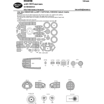 Plastikový model 1/48 Mask Ju 88P-1 BASIC (ICM 48228)