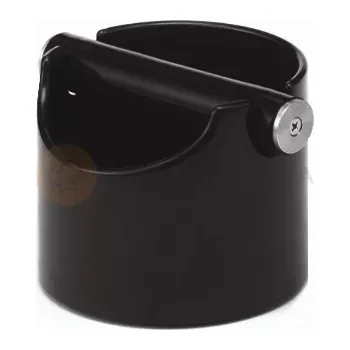 Barová židle Odklepávač na kávu z pákového kávovaru, vyrobený z odolného plastu, černý, 100x120 mm | RESTO QUALITY, KBS/B