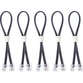 Síťový kabel ELECFREAKS - RJ11 4P4C 200 mm kabel (5ks)