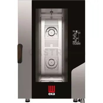 Konvektomat plynový 11x GN 1/1 s přímým nástřikem, elektronické ovládání | EKA, Millennial Black Mask GASTRO