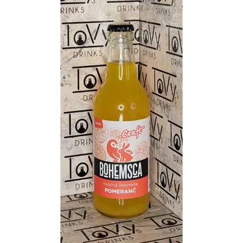 Limonáda Bohemsca Craft limonáda pomeranč 330ml sklo