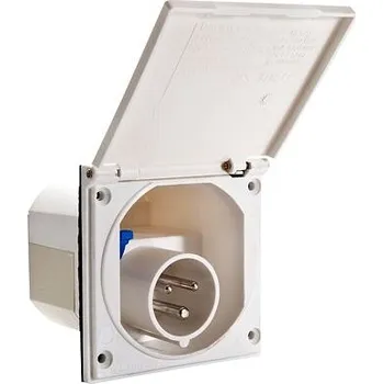 Příslušenství ke karavanu Venkovní CEE zásuvka ABL barva krémově bílá