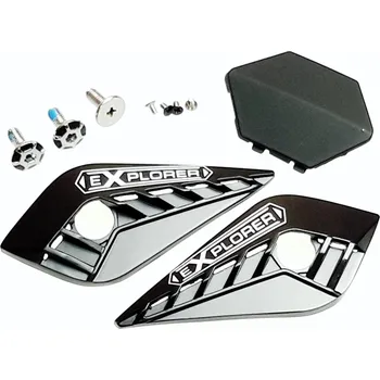 Helma na motorku LS2 MX701 CARBON PEAK SCREWS+COVERS MATT BLACK