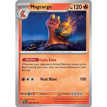 Karetní hra Magcargo 029/162 - Temporal Forces Typ karty: Holo