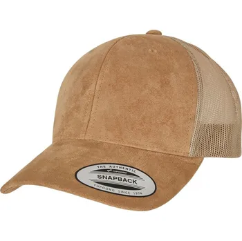 Kšiltovka Flexfit 6 panelová Trucker kšiltovka "Suede" 6606SU