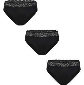 Menstruační kalhotky 3PACK Menstruační kalhotky Modibodi Sensual Hi-Waist Bikini Moderate-Heavy (MODI5011) 3XL