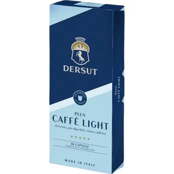 Dersut Caffe Kávové kapsle Dersut LIGHT pro lehčí trávení do Nespresso 10 ks