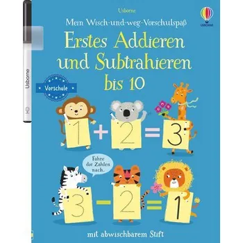 První čtění Mein Wisch-und-weg-Vorschulspaß: Erstes Addieren und Subtrahieren bis 10 - Greenwell, Jessica