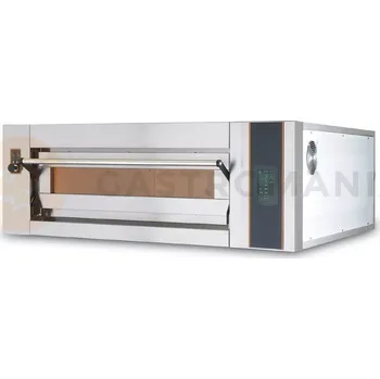 Pec na pizzu Pizza pec elektrická, manuální ovládání, šamotová modulová pec, 6x 36 cm, 2x 600x400 mm, 1130x1400x410 mm | RESTO QUALITY, BAKE 6 TS