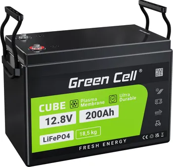 Trakční baterie Green Cell Cube LiFePO4 12,8 V 200 Ah