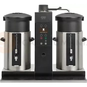 Barová židle Kávovar na filtrovanou kávu dvojitý, 720 šálků/h, 1095x500x895 mm, 40 l, 9,28 kW | ANIMO, ComBi-line CB2x20