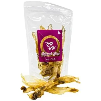 Raw Raw pochoutka Natural Chew Králičí uši 10ks