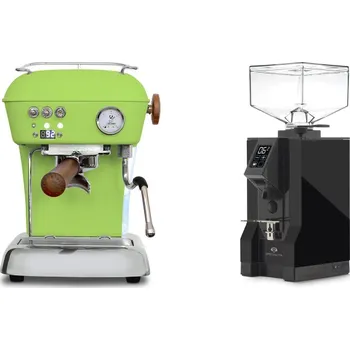 Set domácích spotřebičů Ascaso Dream PID, Fresh Pistachio + Eureka Mignon Specialita,…