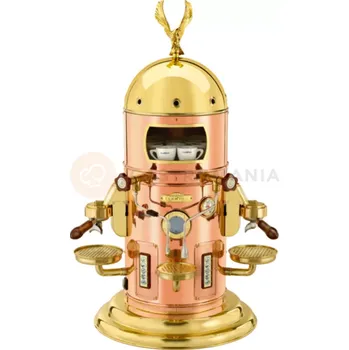 Vybavení pro přežití Pákový kávovar 2 skupinový, styl retro, 9 l, 570x890+190 mm, mosaz a měď | ELEKTRA, Belle Epoque P1